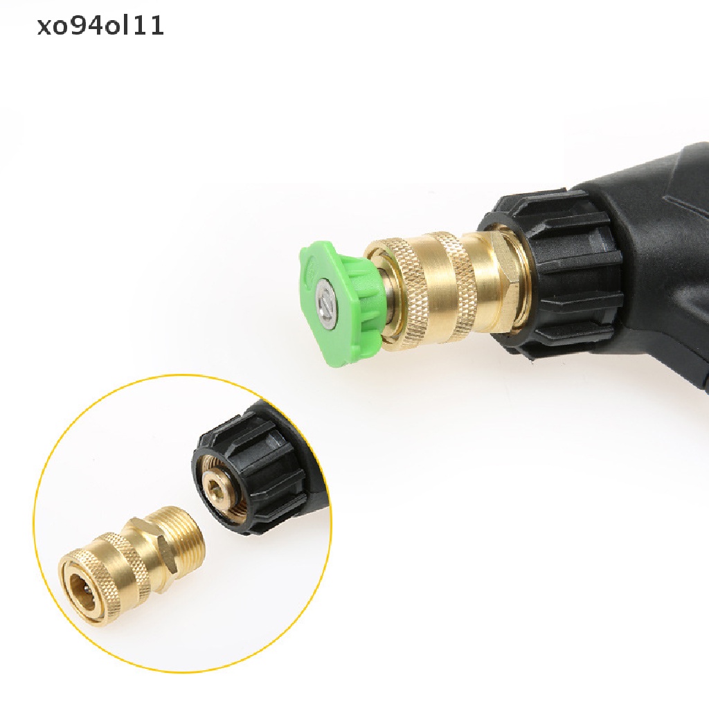 Adaptor Konektor Mesin Cuci Tekanan Tinggi XO 1per4 &quot;Female Quick Connect M14 * 1.5 Drat OL