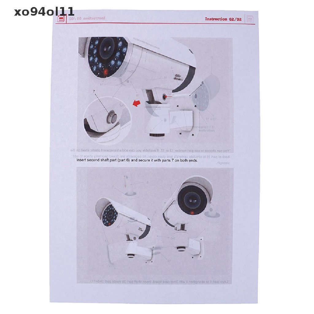 Xo 1:1 Model Kertas Fake Security Dummy Kamera Pengintai Security Model Puzzle OL