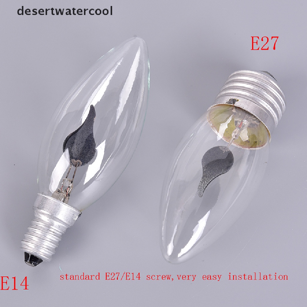 Deid E27 E14 Lampu Bakar LED Efek Api Nyala Hias Flame Lamp Bulb Martijn