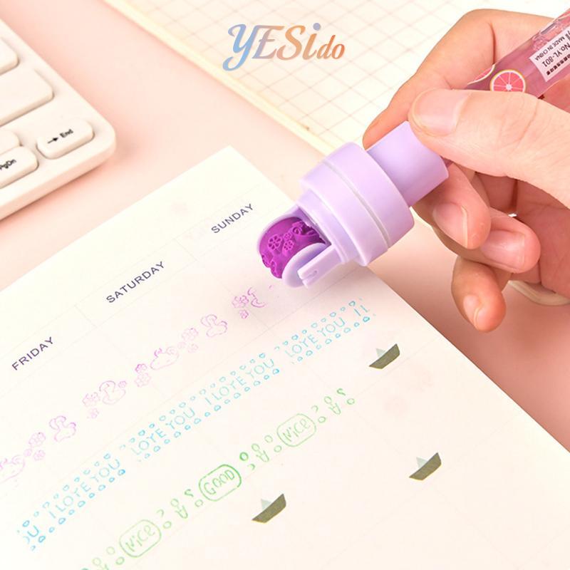 

[COD✨Ready stock]Pena Gelembung Multi-fungsi 5-in-1 Segel Rol Cahaya Segel Anak-Anak Pena Bolpoin Kreatif Ajaib-YES