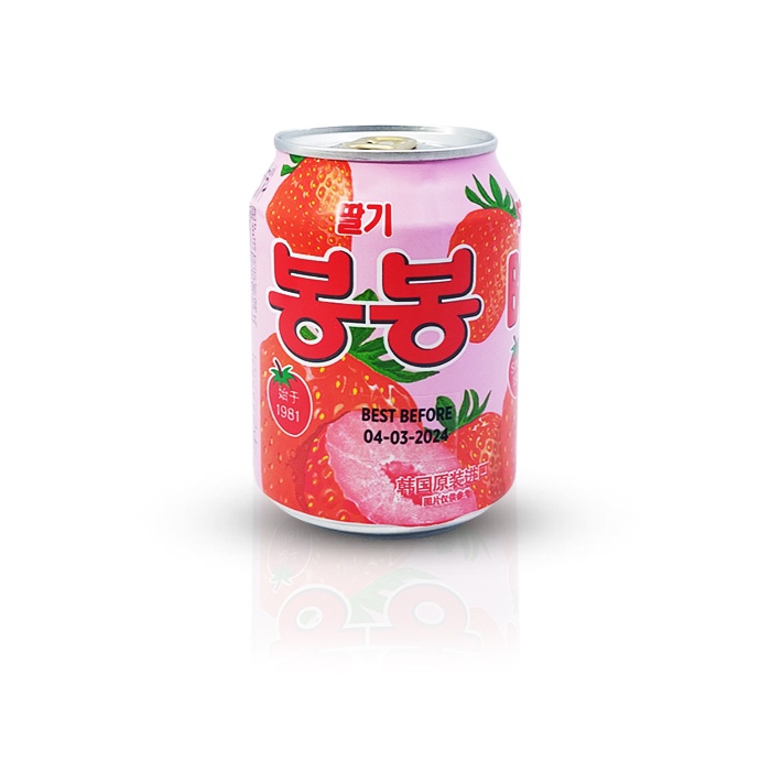 

HAITAI Crushed Strawberry Juice - Minuman Rasa Buah Stroberi 238ml