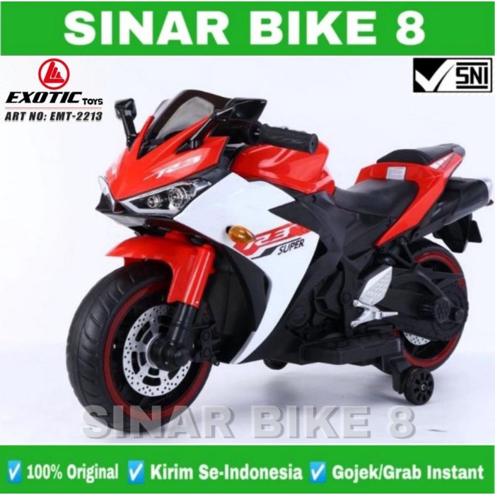 Motoran Aki EXOTIC EMT 2213 Ninja R3 Sport Mainan Anak