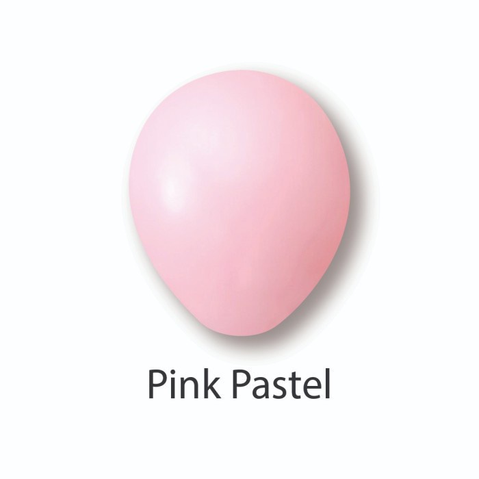 Balon Latex Pastel Macaron Pink Pastel isi 100