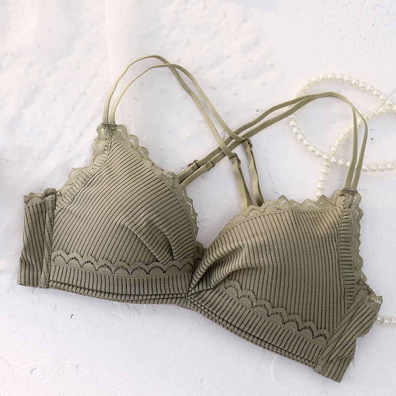 Nicebra Bra BH Push Up Set Model Tanpa Kawat Wanita Sport 9025