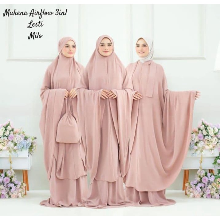 MUKENA CRINKLE 3IN1 / MUKENA TRAVEL KEKINIAN