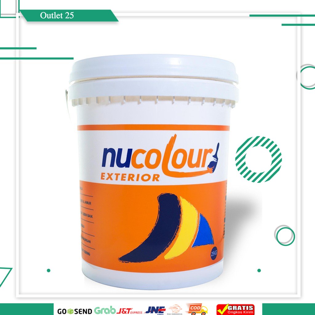 Puffin Paint Nucolour exterior daya tahan min 3 tahun cat tembok exterior tidak jual dulux