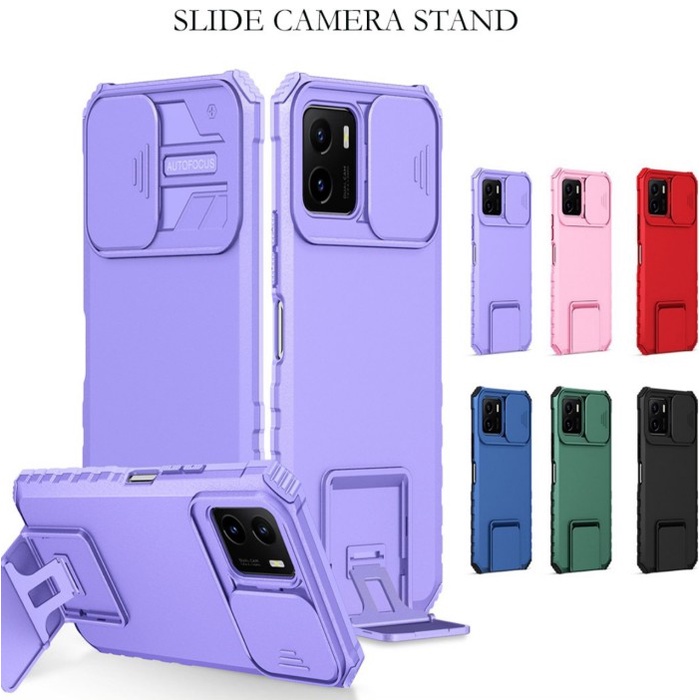 CASE STAND SLIDE CAMERA VIVO Y20 Y20S Y20i Y12S Y91 Y93 Y95