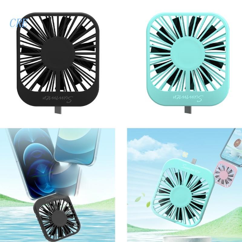 Cre Kipas Hp Mini USB C Fans Kipas Saku Kecil Untuk Tipe C Port Tablet Silent Meja Kantor Kipas Kecil