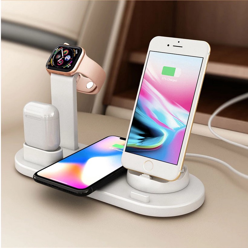 HICBEST Wireless Charging Docking Station 3 in 1 for Apple Gadgets - BXD-07A