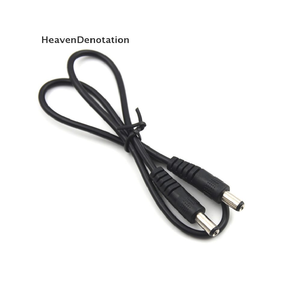 [HeavenDenotation] 5.5 x 2.1mm Male To 5.5 x 2.1mm Male DC Power Plug Kabel Konektor Adaptor CCTV HDV