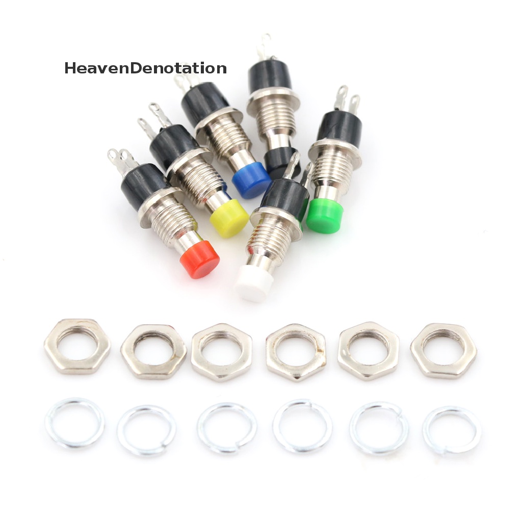 [HeavenDenotation] 5pcs 5mm Momentary Push button switch Tekan Saklar reset Biasanya Terbuka New 5pcs 5mm Momentary Push button switch Tekan Saklar reset Biasanya Terbuka 5pcs