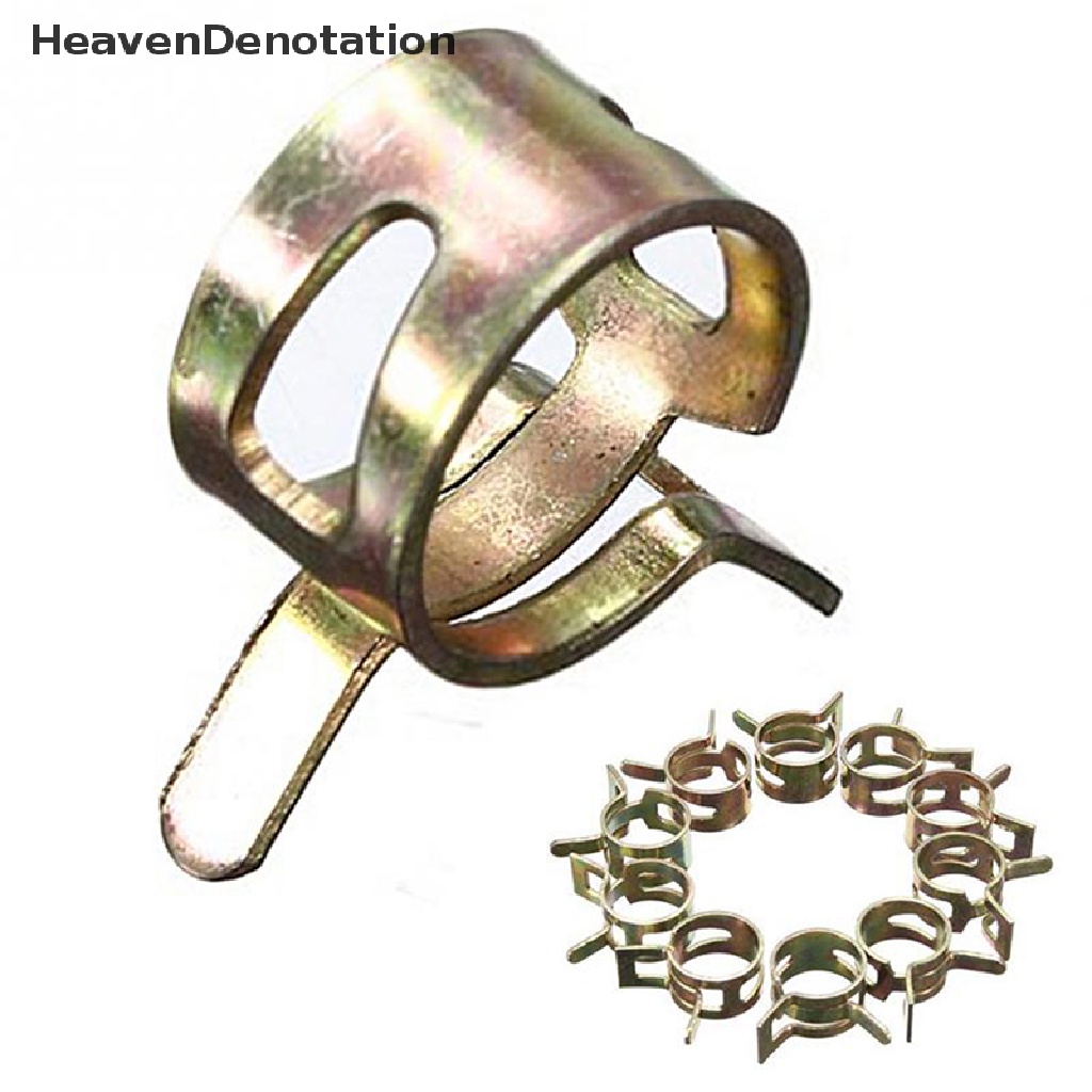 [HeavenDenotation] 10pcs/set Spring Band Selang Bakar Klip Penjepit Pipa Silikon 6mm 7mm 8mm 9mm 10mm HDV