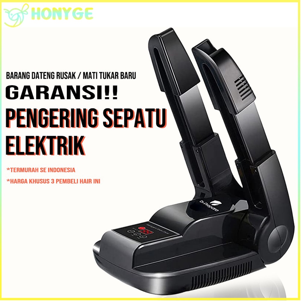 Black [READY STOCK] Pengering Sepatu Elektrik Shoes Dryer All Size Penghilang Bau Pemanas - Pengering Sepatu Elektrik Shoe Dryer 200W 220V