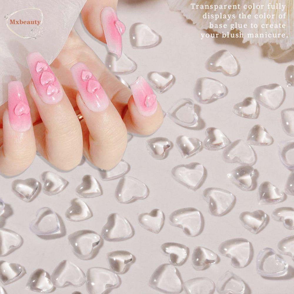 Mxbeauty Charms Kuku 3D Bentuk Hati Untuk Dekorasi Nail Art