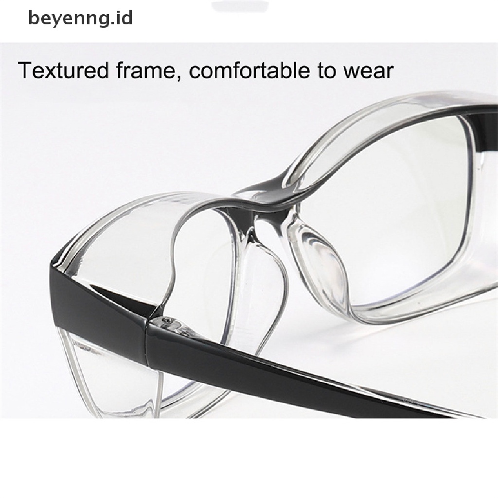 Beyen Kacamata Anti Angin, Pasir, Kabut Asap Kacamata Bingkai Anti-Blue Light Blocking Eyewear ID