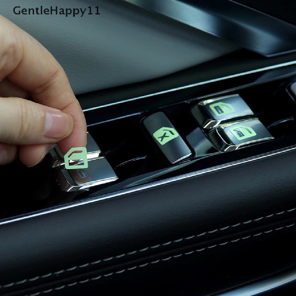 Gentlehappy Stiker Mobil Saklar Jendela Mobil Luminous Sticker Door Window Lift Button Sticker id