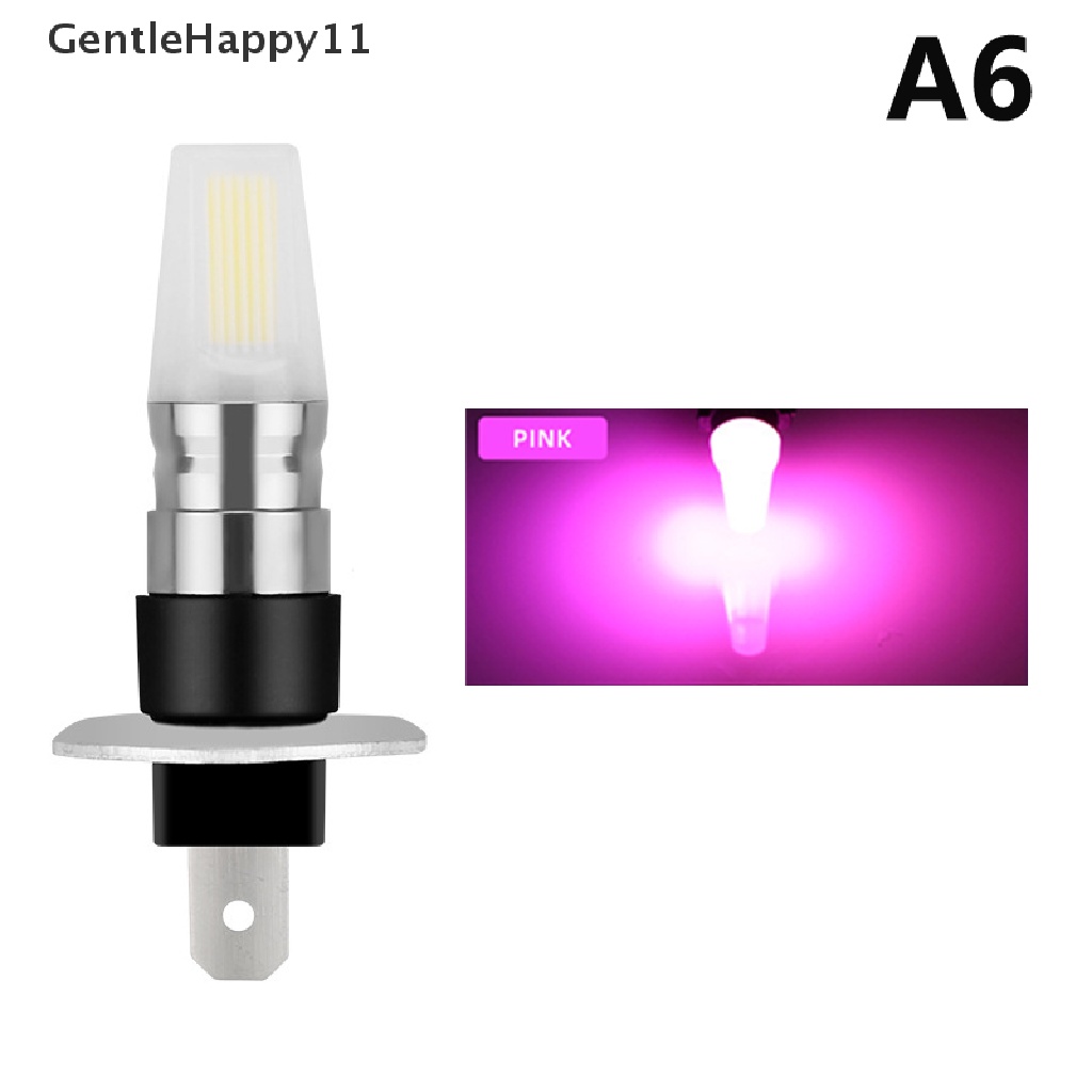 Gentlehappy Super Terang H1/H3 Lampu Kabut Depan Bohlam LED Mobil COB Light 12V 7warna Fog Light id