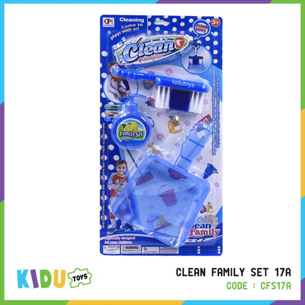 Mainan Kebersihan Anak Clean Family Set 17A