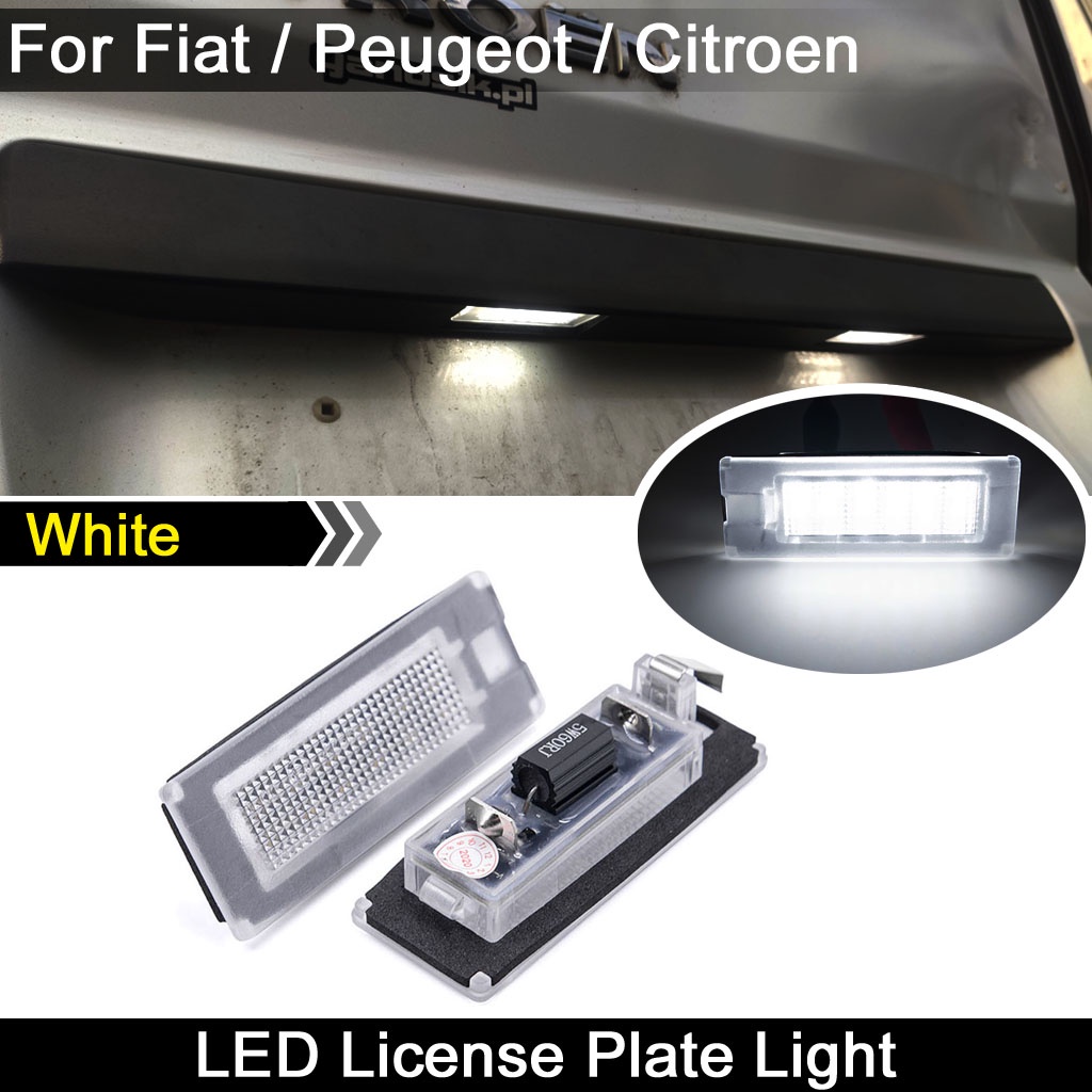 2pcs Untuk Fiat Ducato Bus Kasten Peugeot Boxer Bus Kasten Citroen Jumper Bus Kasten LED Plat Nomor Lampu Plat Lampu