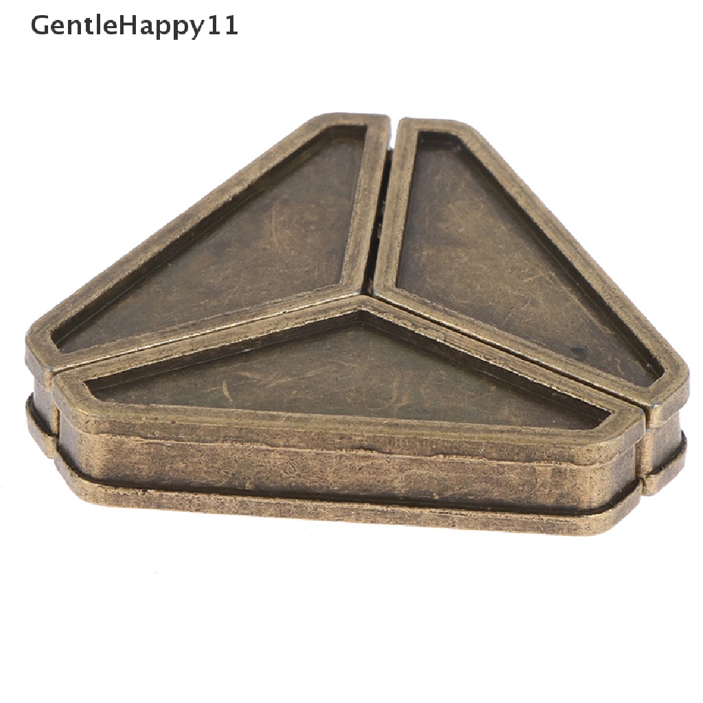 Gentlehappy Bermuda Baru Segitiga Metal Mainan Dewasa Intelektual Membuka Mainan Anak id