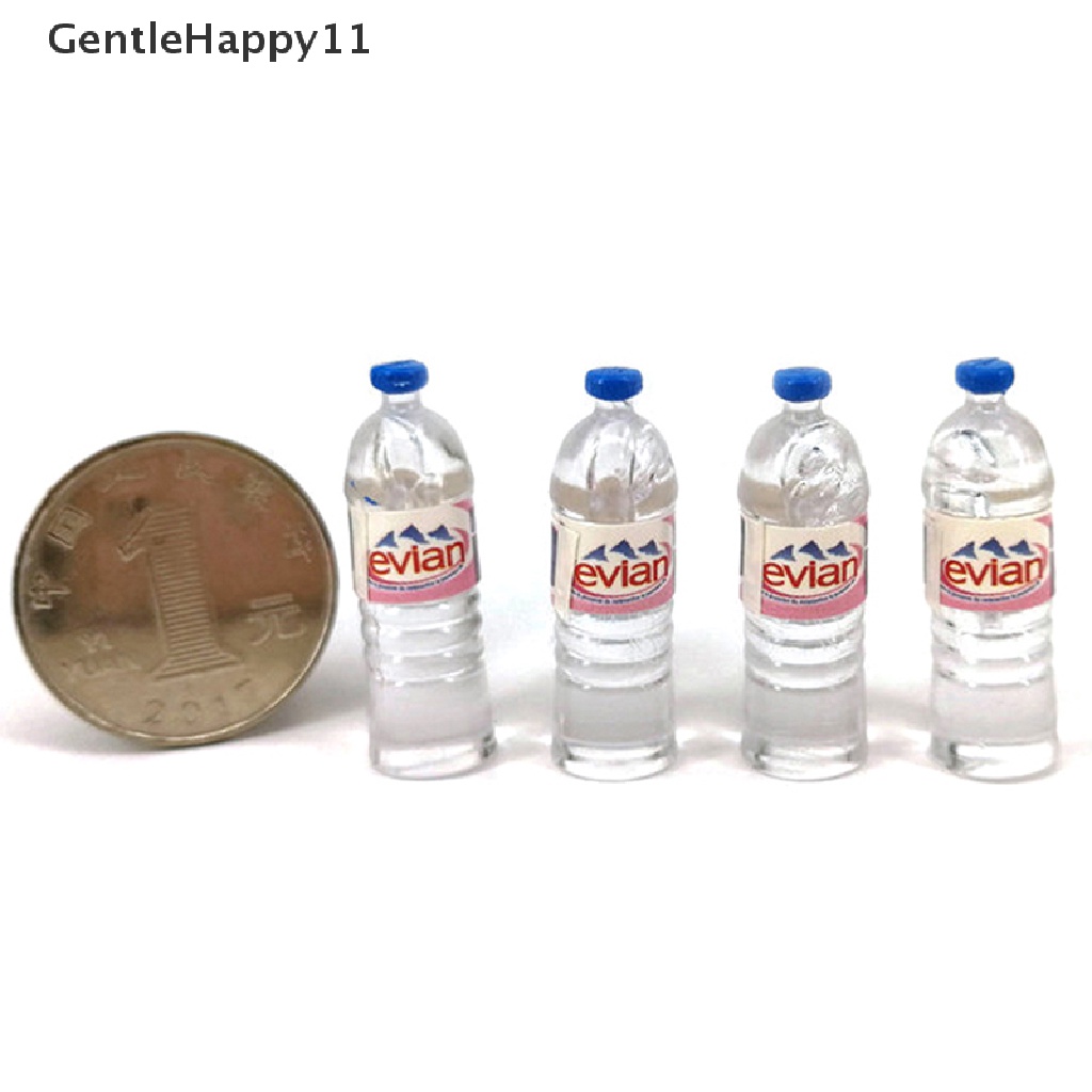 Gentlehappy1:12 4Pcs Botol Air Rumah Boneka Miniatur Mainan Boneka Aksesoris Dapur id