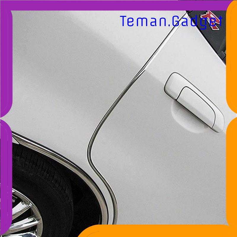 TD - OTO OTOHEROES Lis Dekorasi Interior Mobil Moulding Chrome Trim Strip 4 M - C3578