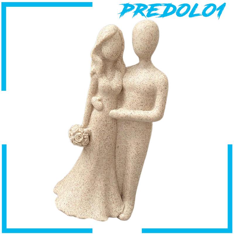 [Predolo1] Patung Pasangan Resin Couple Figurine Pasangan Patung Art Untuk Hari Valentine