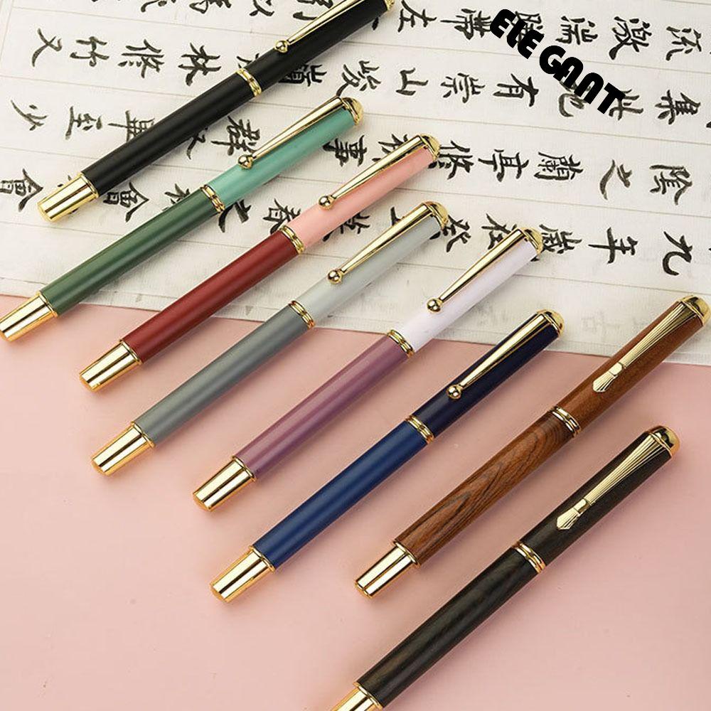 [Elegan] Kaligrafi Pen Brushes Profesional Untuk Seni Menggambar Artis Logam Lembut Rambut Cina Brushes
