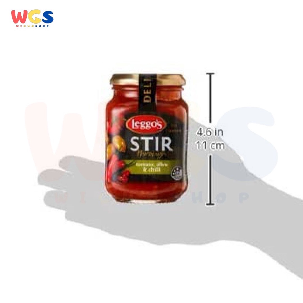 Leggo's Stir Through Tomato - Olive &amp; Chilli Rich Blend Sauce 350g