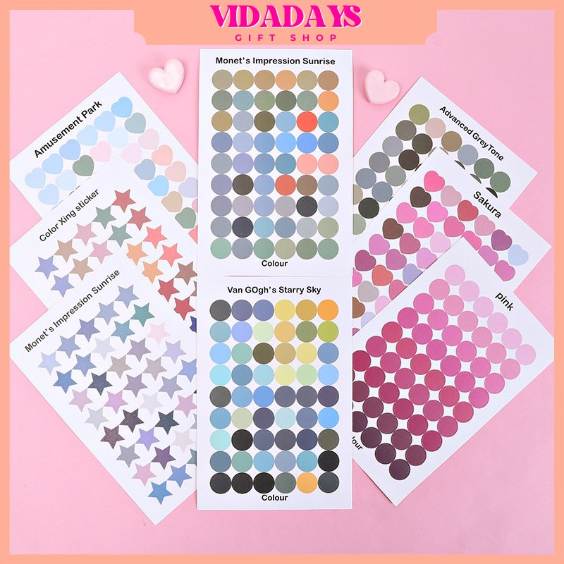 

VIDADAYS DIY Stiker Angka, Huruf, Bintang, Hati Karakter / Sticker Label