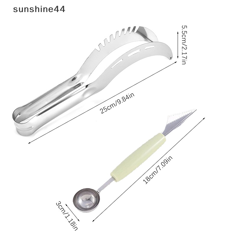 Sunshine Stainless Steel Cutter Artefak Salad Fruit Slicer Alat Pemotong ID