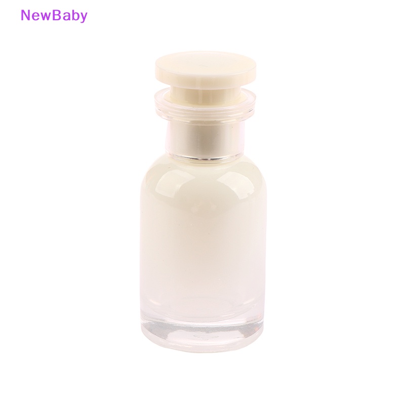 Newbaby 30ml Botol Kosong Kaca Tebal Tutup Hitam Fine Mist Bottle ID