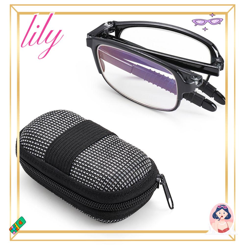 Lily Kacamata Baca Unisex Portable Compact Eyewear Lipat