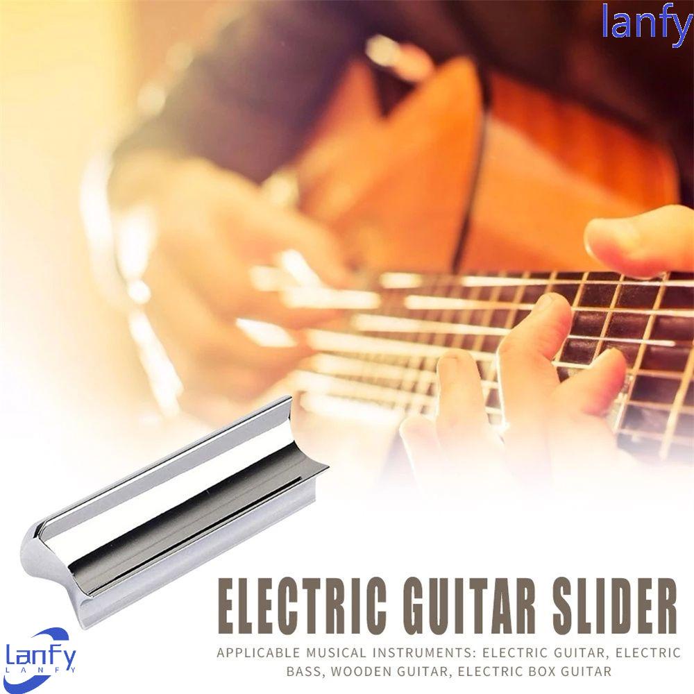 Lanfy Slide Tone Bar Portable Gitar Elektrik Ringan Untuk Gitar Akustik Bagian Gitar Music Zinc Slider Elements