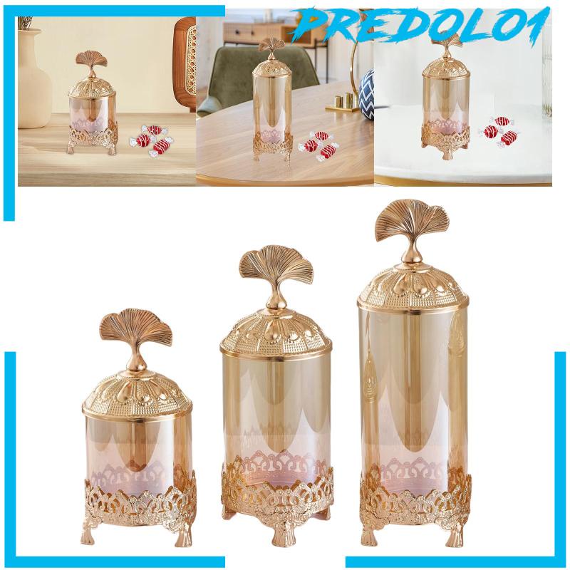 [Predolo1] Candy Dishes Toples Kue Kering Kreatif Elegan Candy Jar Untuk Meja Ruang Tamu Rumah