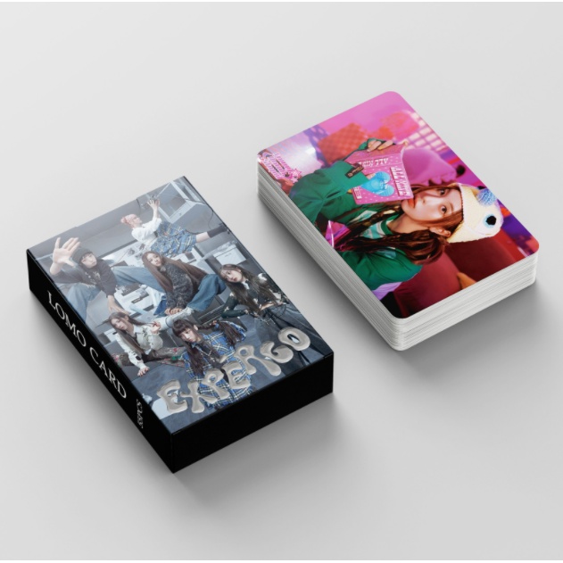 55pcs/box NMIXX Photocards AD MARE LILY HAEWON LOMO ENTWURF Postcard Kartu LOMO In Stock New Arrival LY