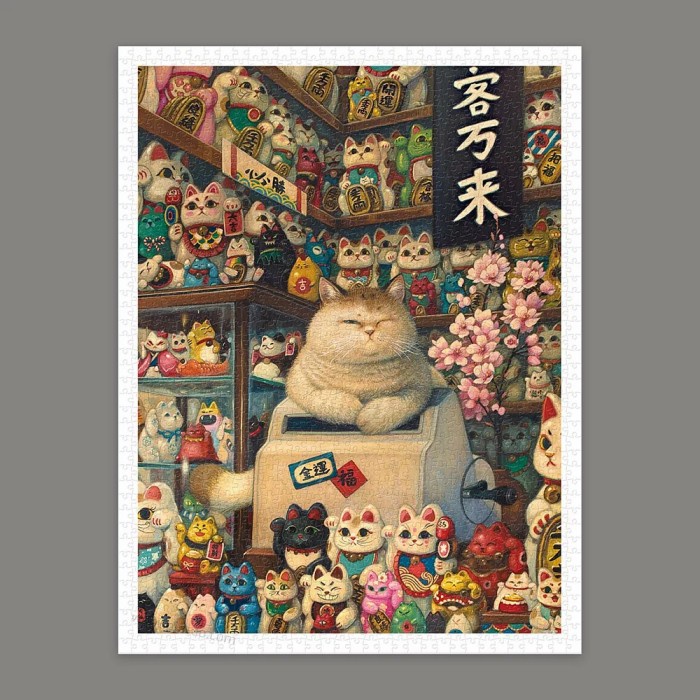 Pintoo Jigsaw Puzzle Phoenix Chan Maneki Neko S Shop 1200Pcs H2696 Sipeduli Karya