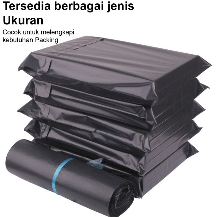 Plastik Polymailer Plastik Packing Polymailer EKONOMIS 20x30 cm Hitam