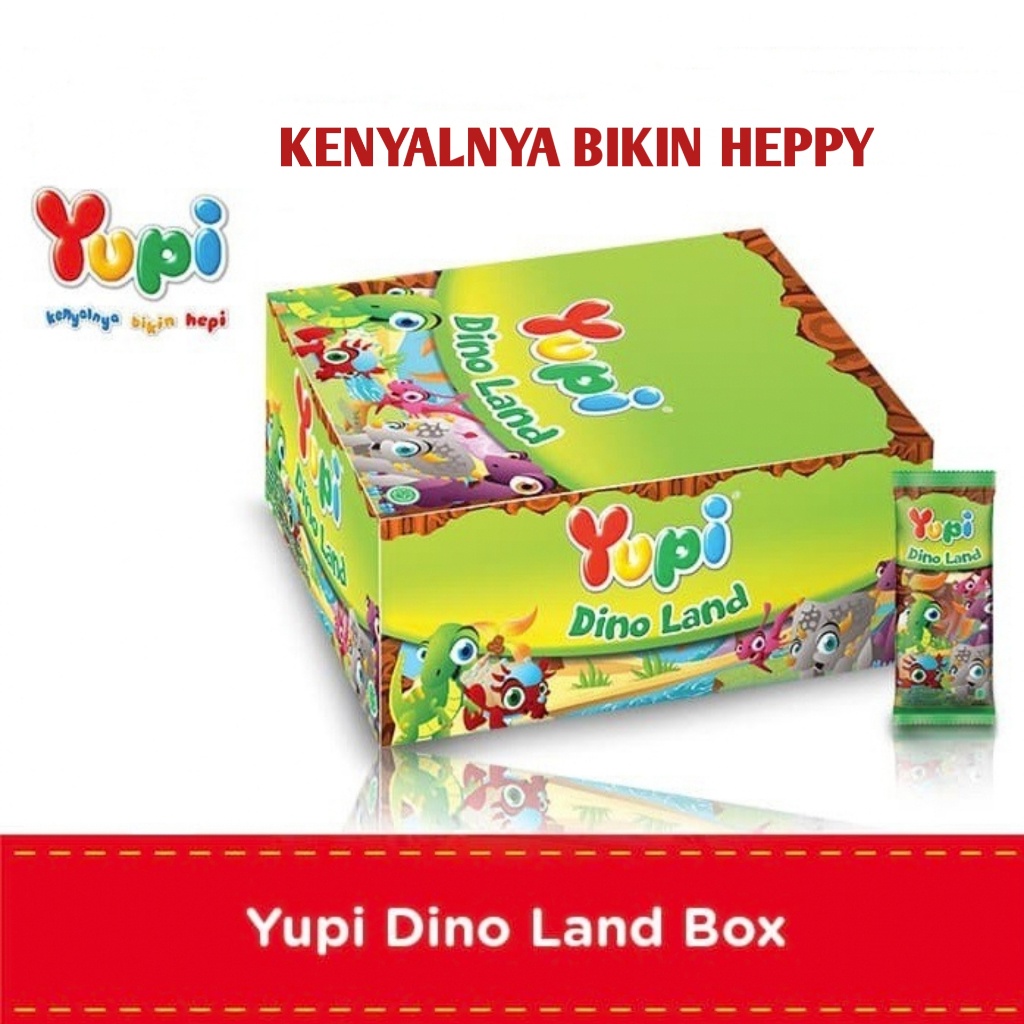 

YUPI DINO LAND BOX ISI 24 pcs ( HARGA PER BOX )