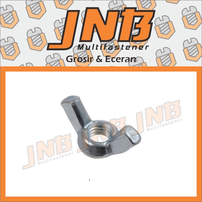 Wing Nut M10 Baut 14 Drat 1.50 Mur Kupu - Kupu