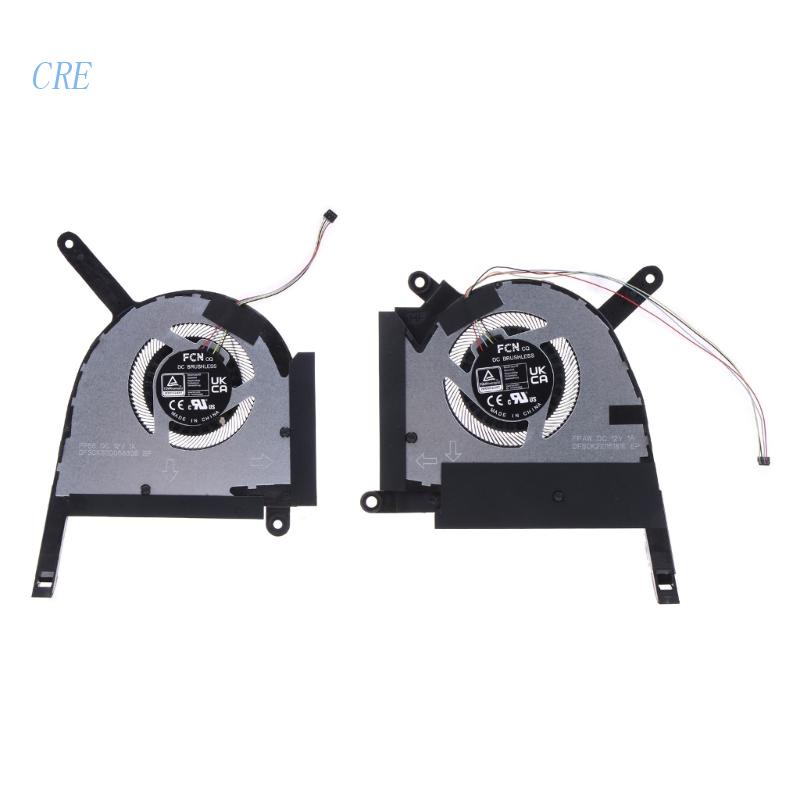 Cre Untuk ASUS TUF Gaming F15 FX507Z FA507R Notebook CPU GPU Kipas Pendingin DC12V/1A