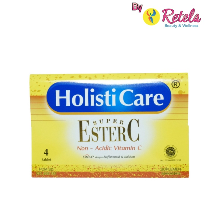 HOLISTICARE ESTER C 1 STRIP 4 TABLET