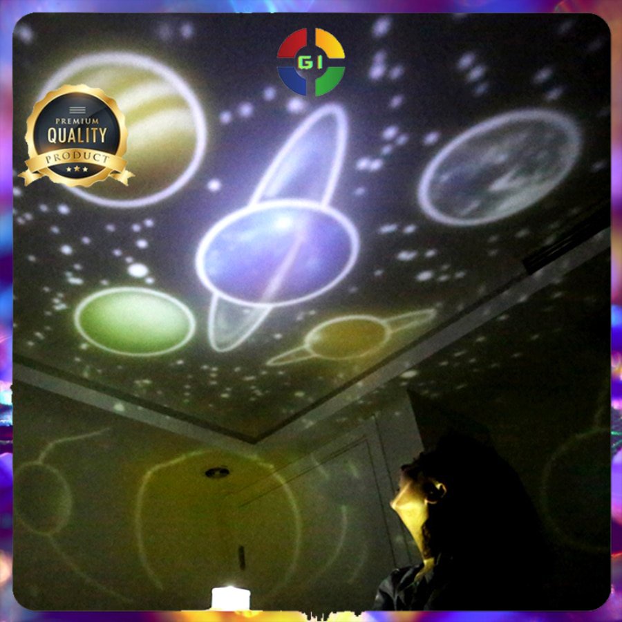 Lampu Proyektor Model Constellation LED Night Light 3W 5V Black