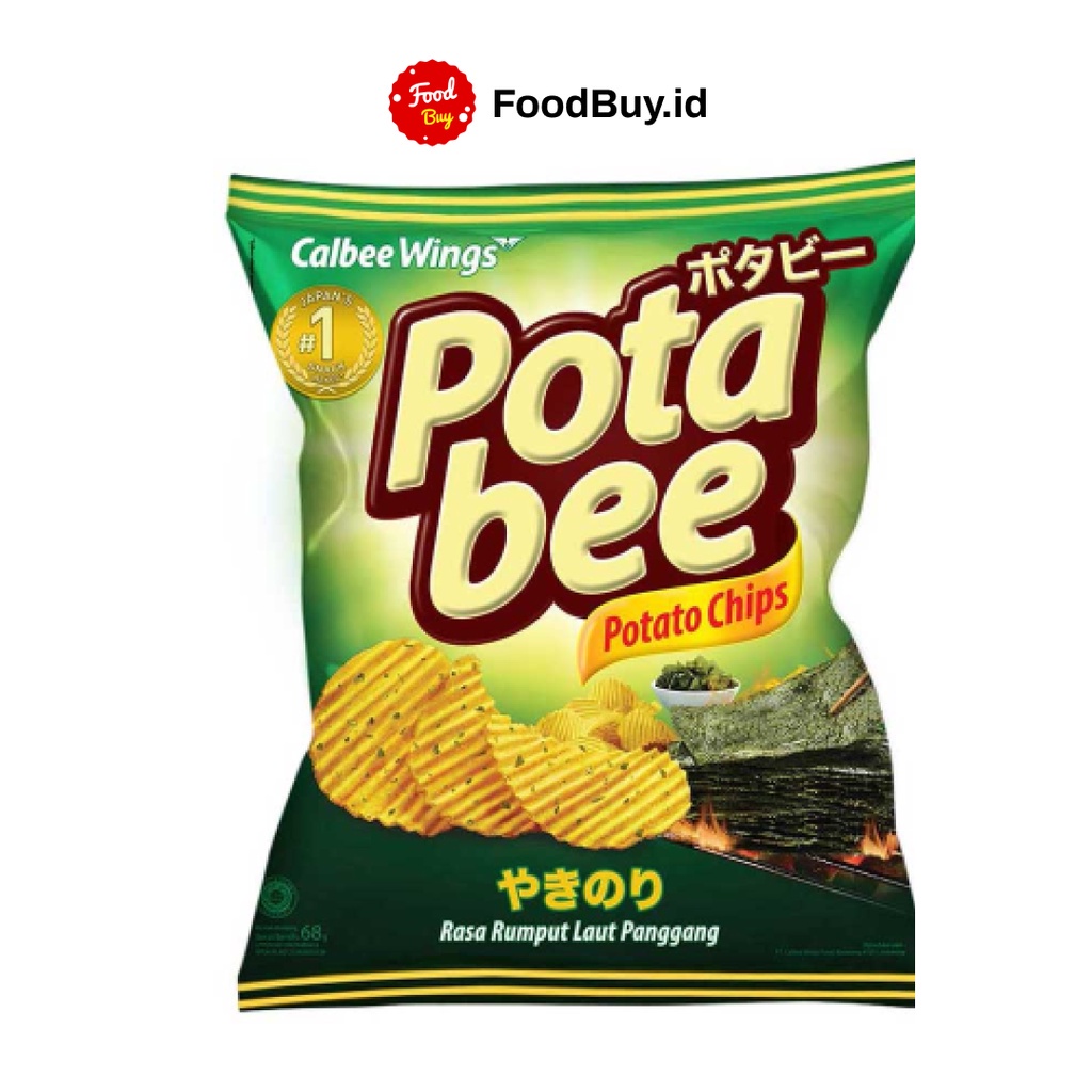 

Potabee Potato Chips Grilled Seaweed 68 gr