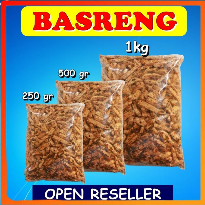 

VIRAL Basreng daun jeruk pedas original bakso goreng bangsreng 250 GRAM 500 GRAM 1KG MURAH VIRAL TIKTOK