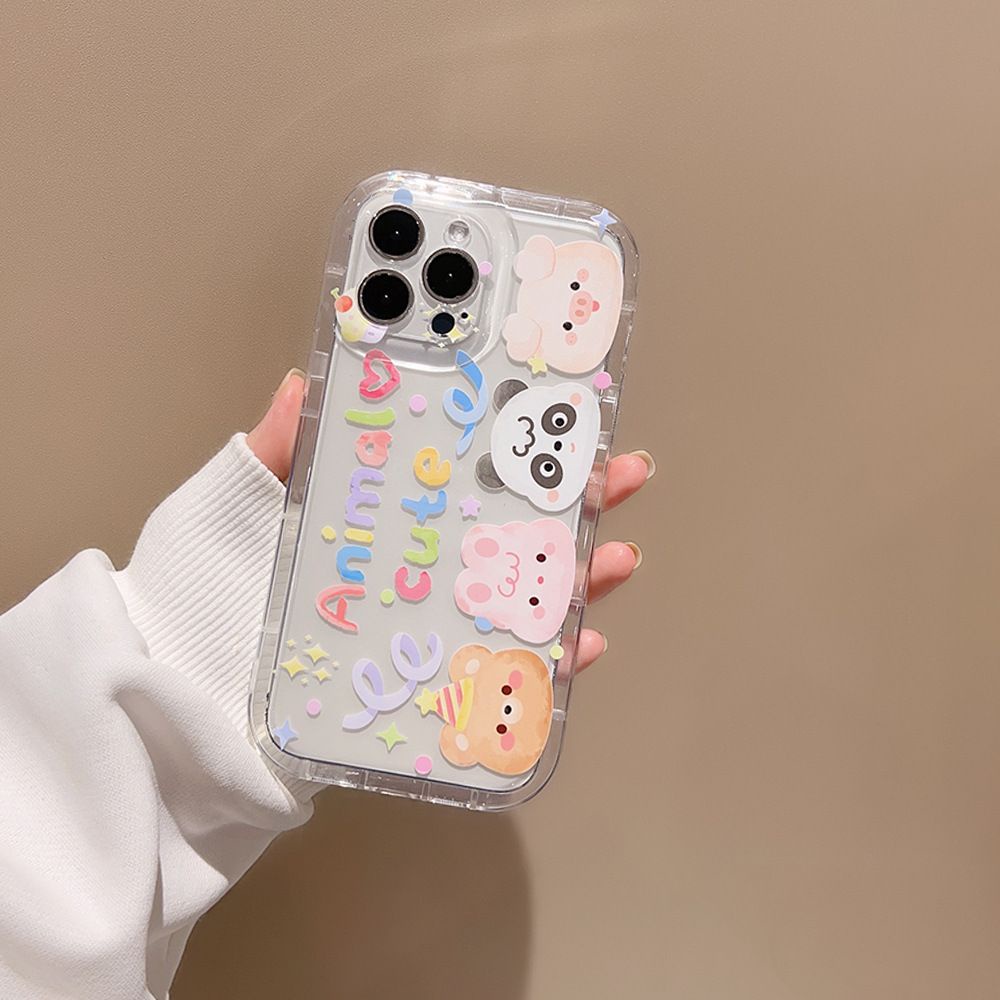 Cocok Untuk Iphone14 Pro Max iPhone Phone Case Airbag Protection Phone Case Kamera Tahan Guncangan Kompatibel Dengan Iphone13 13prm iPhone 11 7Plus 8Plus Xr XS 12 Pro Max 12mini 13mini Phone Case