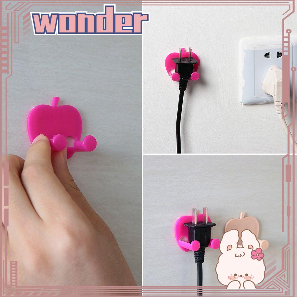 Wonder1/4pcs Kait Organisasi Rak Penyimpanan Multifungsi Plug Kawat