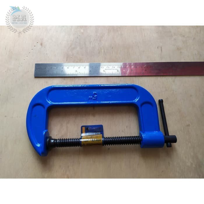 Catok C Clamp Klem G Press Benz Penjepit Besi Kayu Murah Bagus 5 Inch