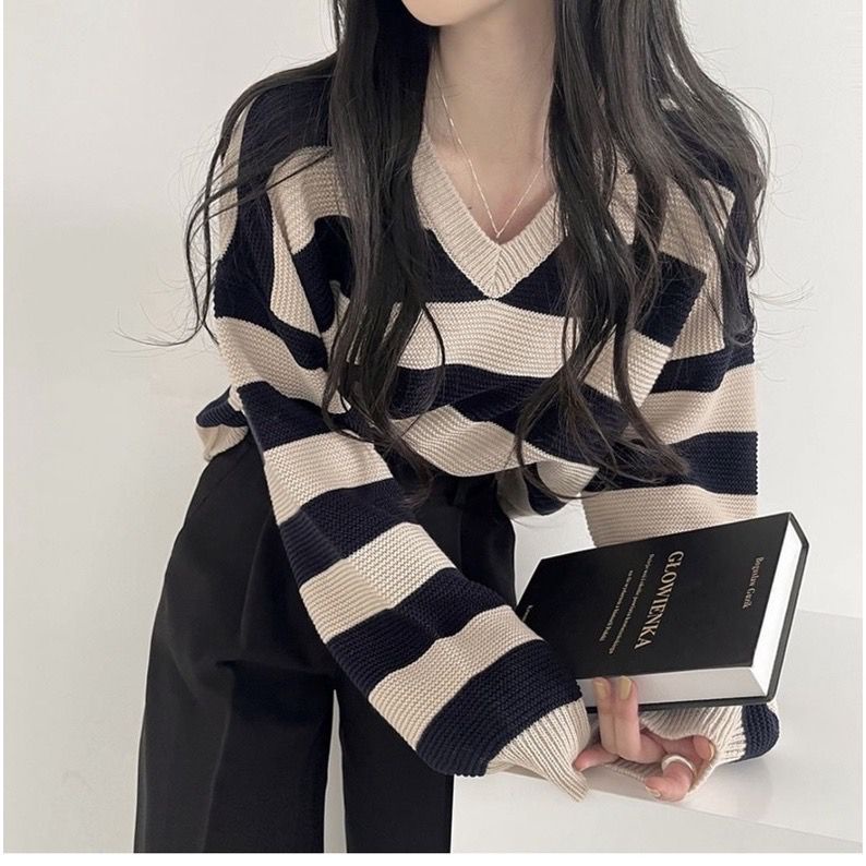keren baju outfit cewek baju atasan wanita baju Rajut Rajut Zetta Knite Sweater