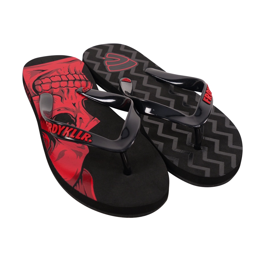 SANDAL FRIDAY KILLER | DGRIM BLACK RED